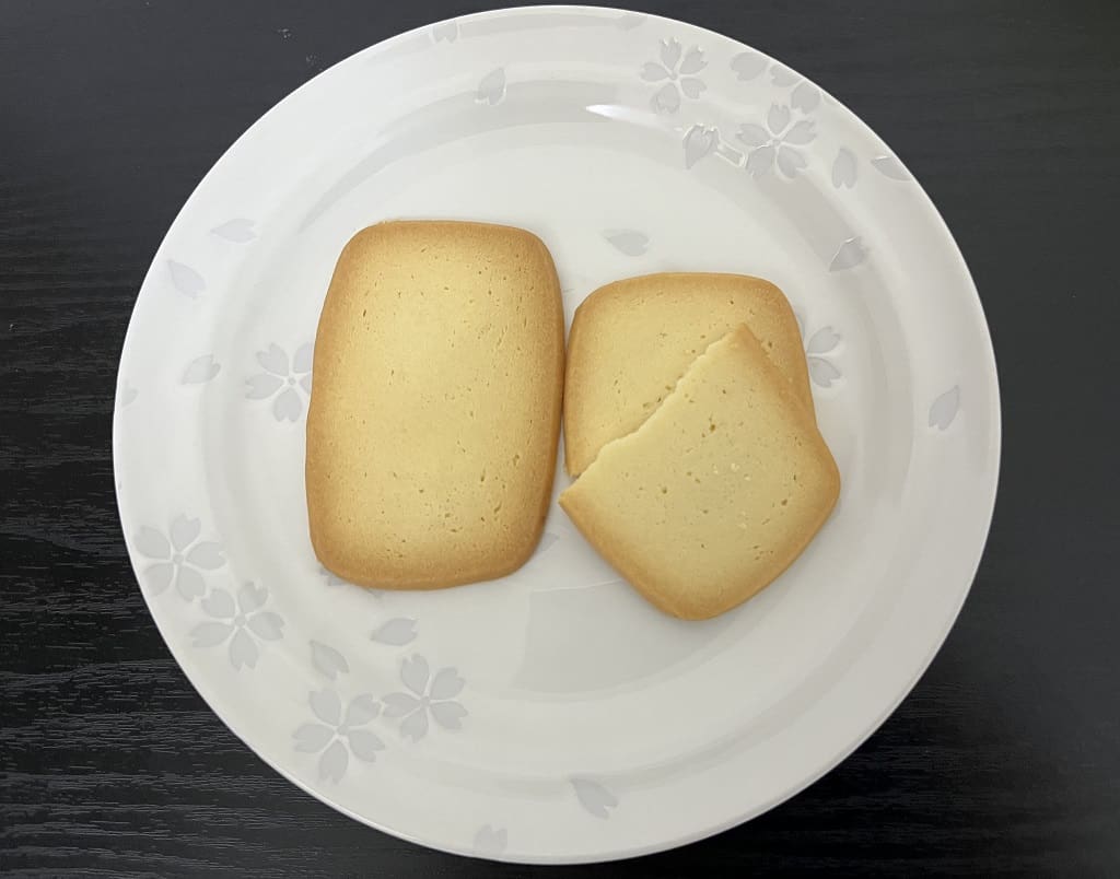 北海道ミルククッキー：サイズ