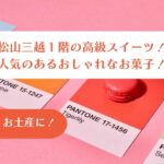 【愛媛】松山三越のおしゃれで日持ちするお菓子！手土産・お土産に人気の高級スイーツ！