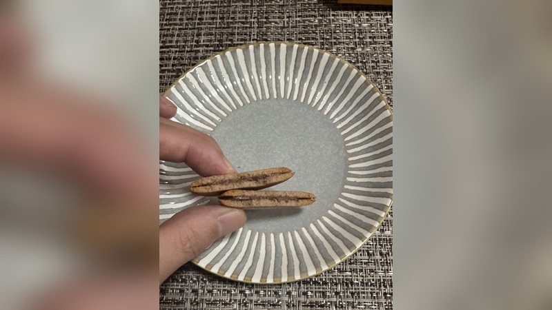 ミルクチョコレート割った時